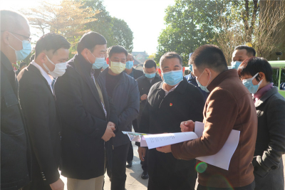 区委书记邓卓文带队检查客天下景区疫情防控及安全生产工作